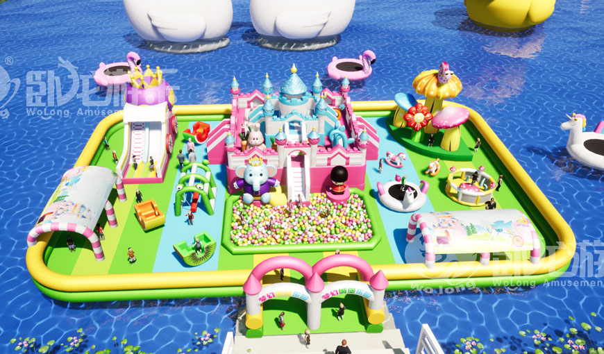 夢(mèng)幻城堡漂浮樂(lè)園
