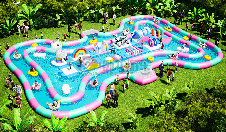 充氣漂流河 充氣漂流河